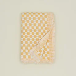 Archive NY Throws^Quilted Checkered Throw