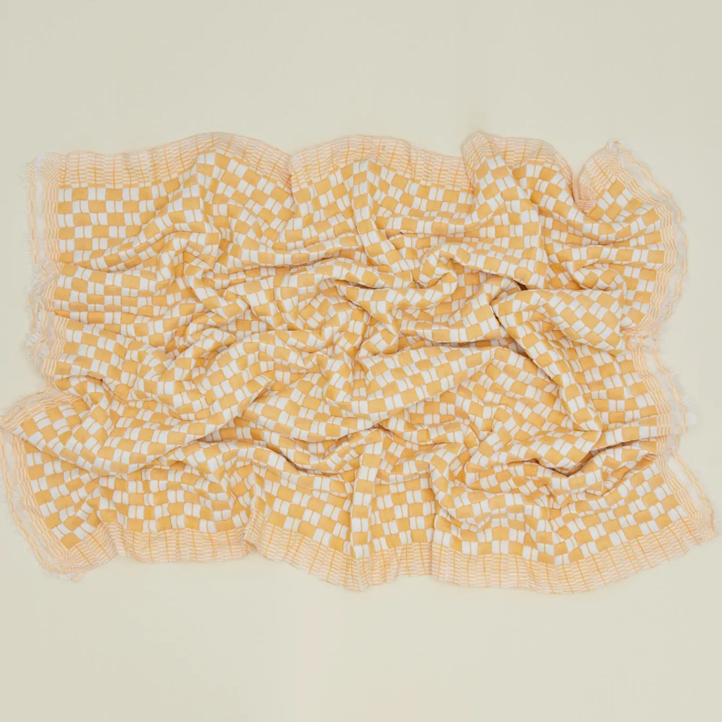 Archive NY Throws^Quilted Checkered Throw
