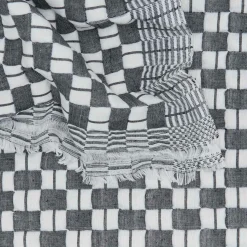 Archive NY Throws^Quilted Checkered Throw