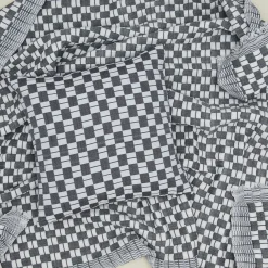 Archive NY Throws^Quilted Checkered Throw