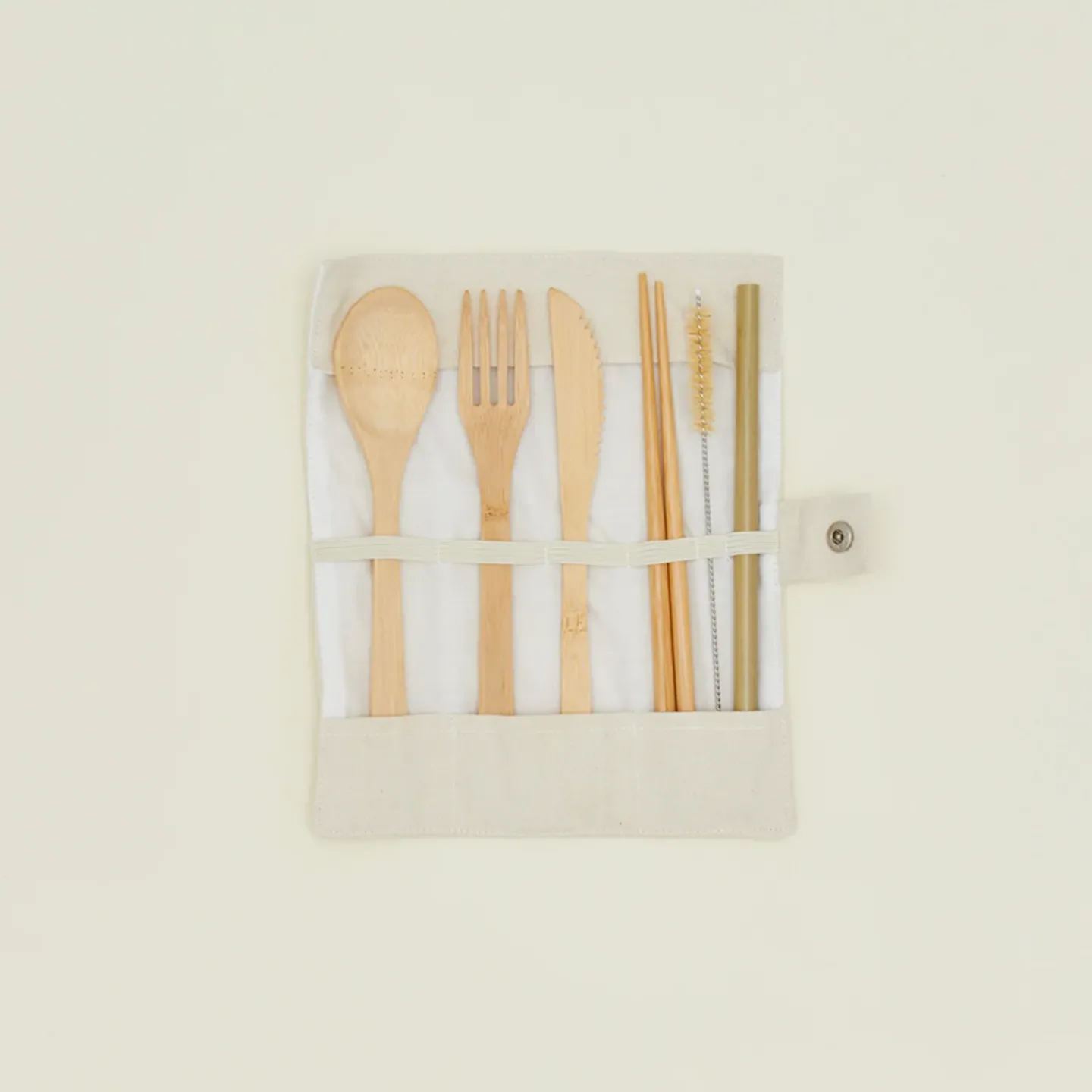 Smile Boutiques Flatware^Reuseable Bamboo Cutlery Set
