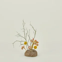 Bloomist Vases & Bowls|Garden & Patio^River Rock Round Ikebana Vase