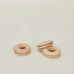 Smile Boutiques Storage & Organization^Round Wooden Bag Clips, Set of 3
