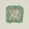 Maison Lisette Pillows^Ruffled Floral Cushion