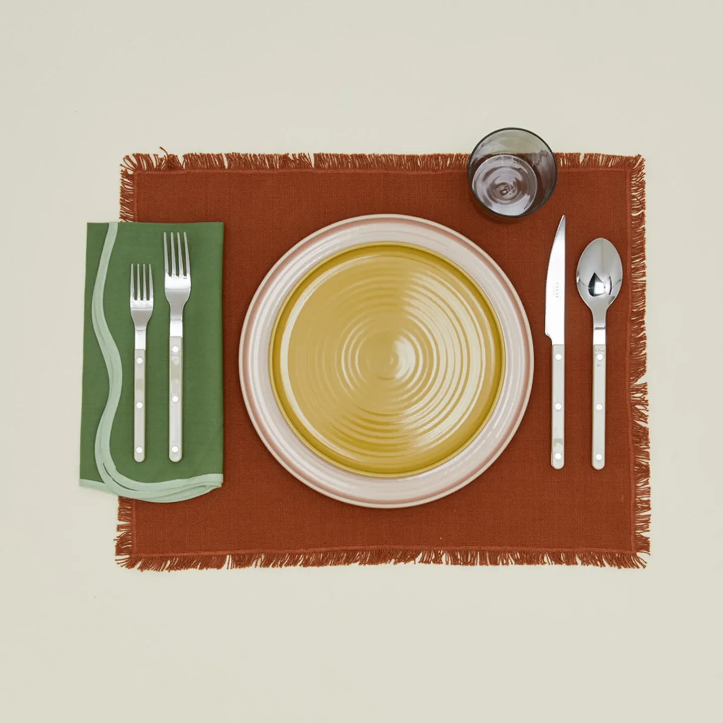 MODAFLEUR Table Linens^Scalloped Napkin, Set of 4