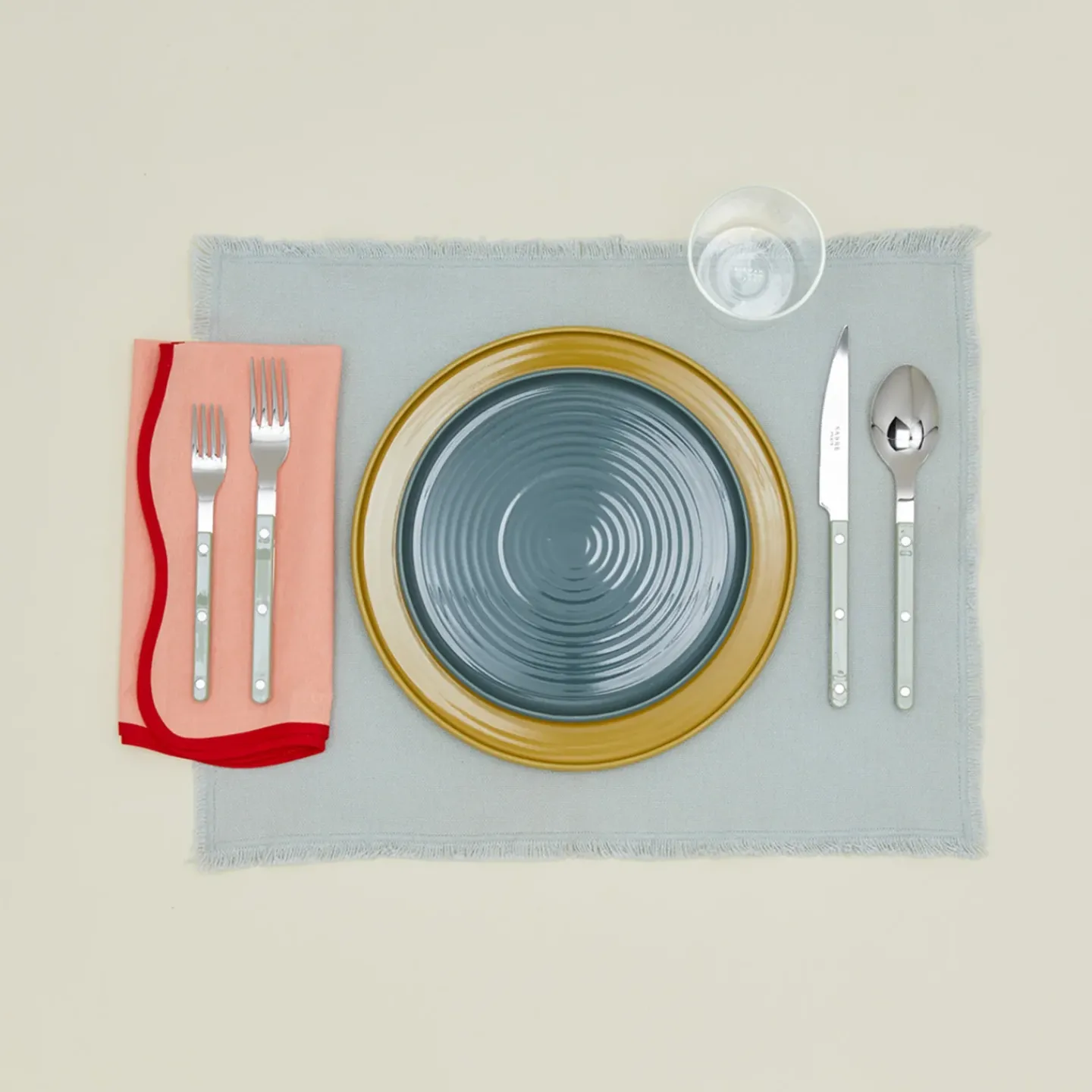 MODAFLEUR Table Linens^Scalloped Napkin, Set of 4