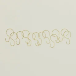 Quiet Town Shower Curtains|Hardware^Shower Curtain Hooks, Set of 12