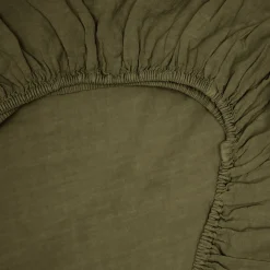 Hawkins New York Sheets^Simple Linen Fitted Sheet