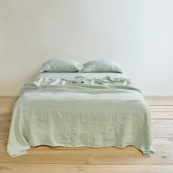 Hawkins New York Sheets^Simple Linen Fitted Sheet