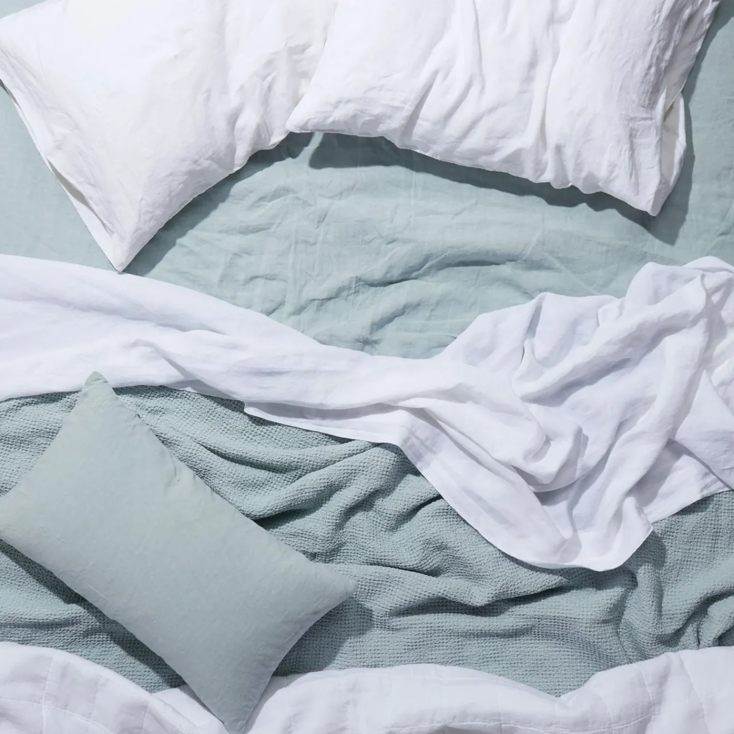 Hawkins New York Sheets^Simple Linen Fitted Sheet
