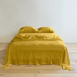 Hawkins New York Sheets^Simple Linen Fitted Sheet