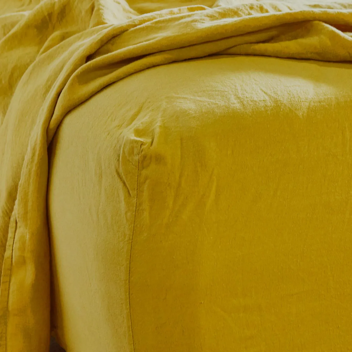 Hawkins New York Sheets^Simple Linen Fitted Sheet