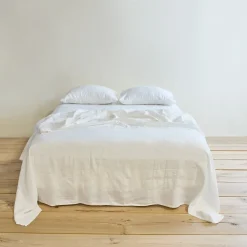Hawkins New York Sheets^Simple Linen Fitted Sheet