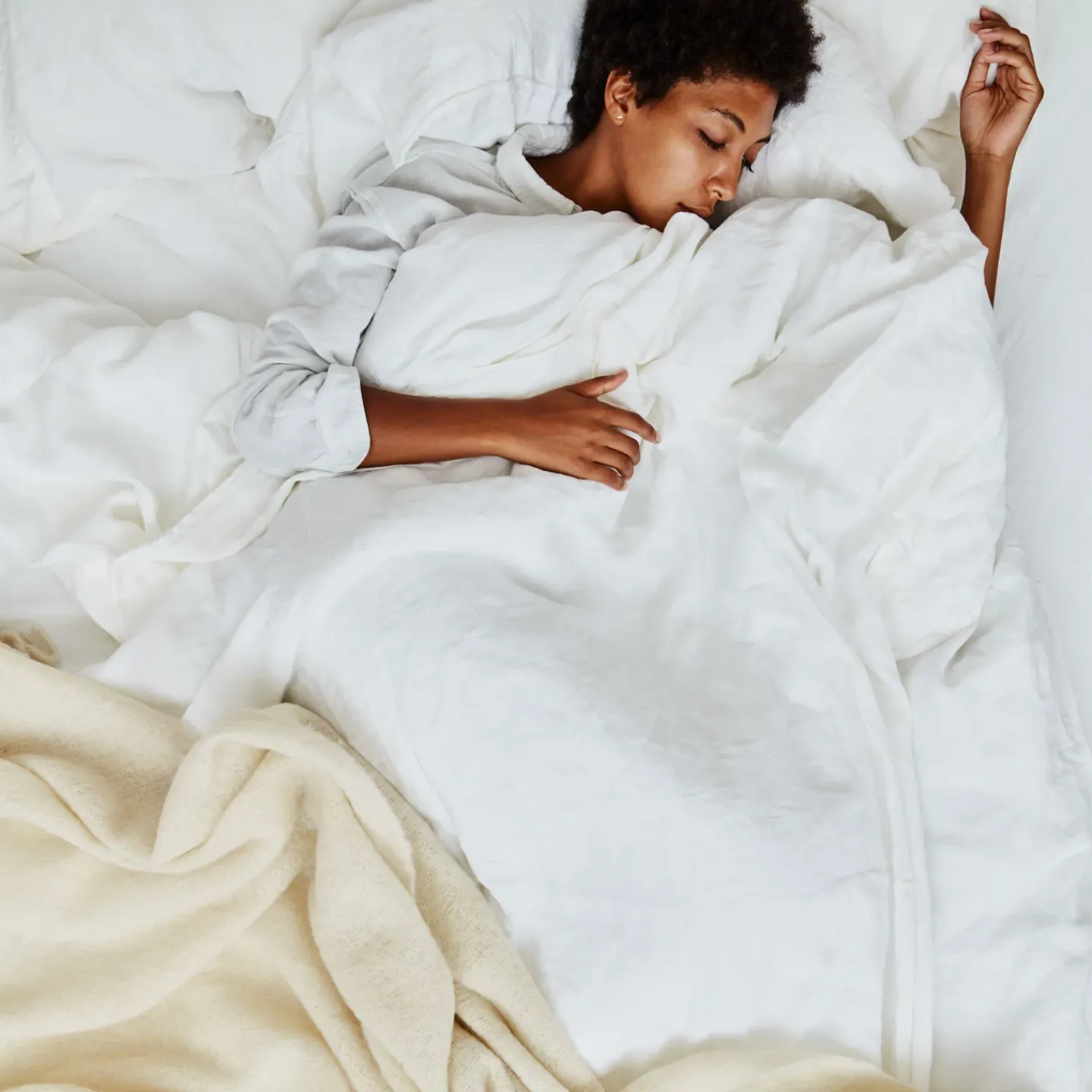 Hawkins New York Sheets^Simple Linen Fitted Sheet