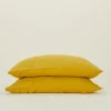 Hawkins New York Pillows|Pillows & Shams^Simple Linen Pillowcases, Set of 2