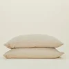 Hawkins New York Pillows|Pillows & Shams^Simple Linen Pillowcases, Set of 2