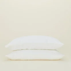 Hawkins New York Pillows|Pillows & Shams^Simple Linen Pillowcases, Set of 2