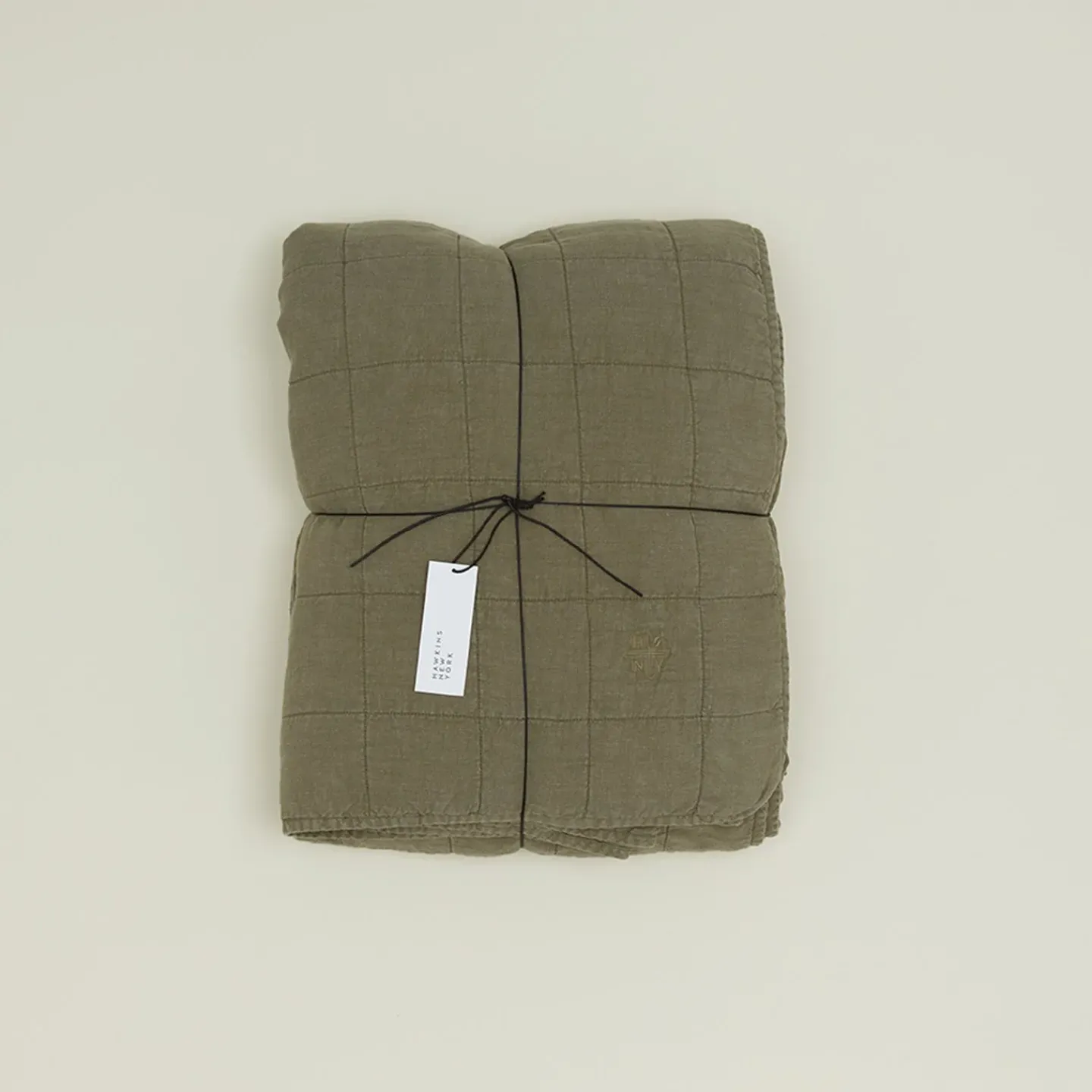 Hawkins New York Blankets & Quilts^Simple Linen Quilt