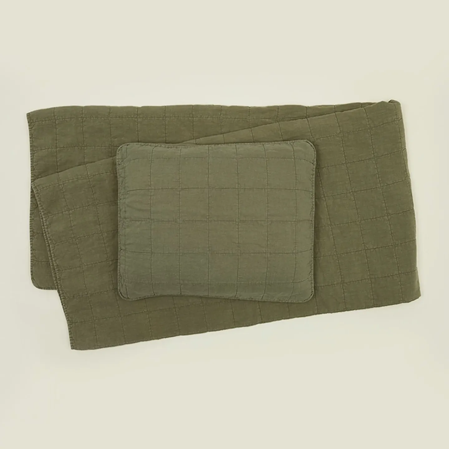 Hawkins New York Blankets & Quilts^Simple Linen Quilt