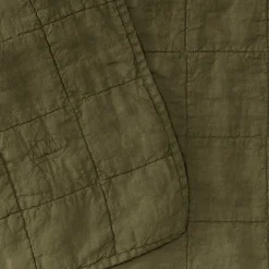 Hawkins New York Throws^Simple Linen Quilted Throw
