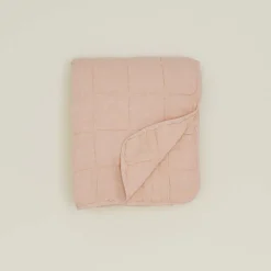 Hawkins New York Throws^Simple Linen Quilted Throw