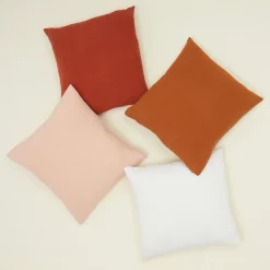 Hawkins New York Pillows^Simple Linen 12x22 Pillow - Rust