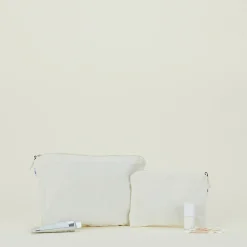 Hawkins New York Bath Accessories^Simple Linen Zipper Pouch