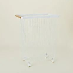 Yamazaki Home Bath Accessories|Baskets & Storage^Slim Rolling Laundry Basket