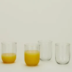 Sir/Madam Glassware & Barware^Small Seeded Glass, Set of 4