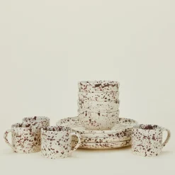 Sir/Madam Dinnerware^Splatterware Bowl, Set of 4