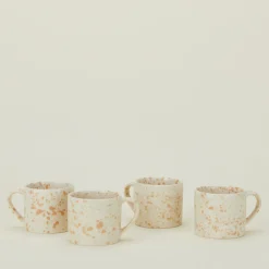 Sir/Madam Dinnerware^Splatterware Mug, Set of 4