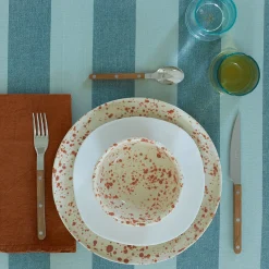 Sir/Madam Dinnerware^Splatterware Plate, Set of 4