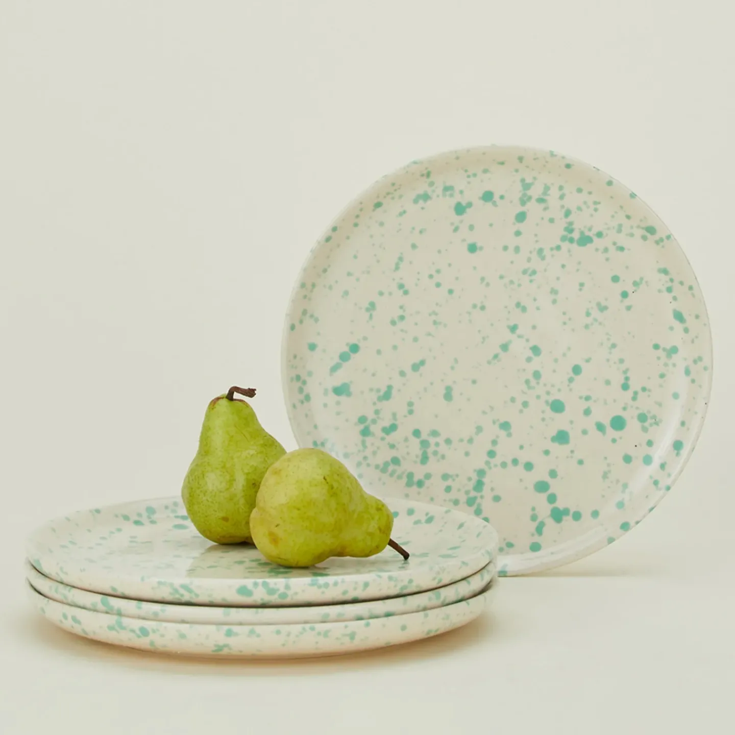 Sir/Madam Dinnerware^Splatterware Plate, Set of 4