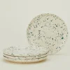 Sir/Madam Dinnerware^Splatterware Plate, Set of 4