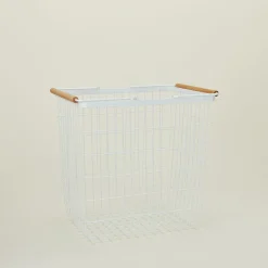 Yamazaki Home Bath Accessories|Baskets & Storage^Steel Laundry Basket